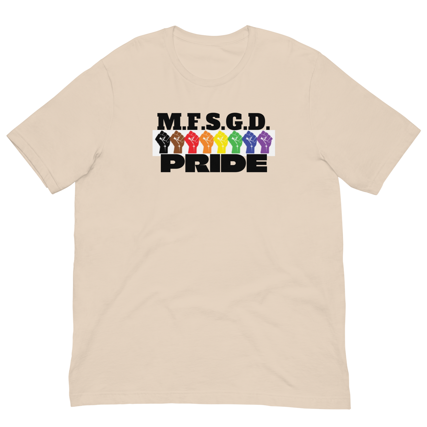 M.F.S.G.D. PRIDE-BLACK LETTERING