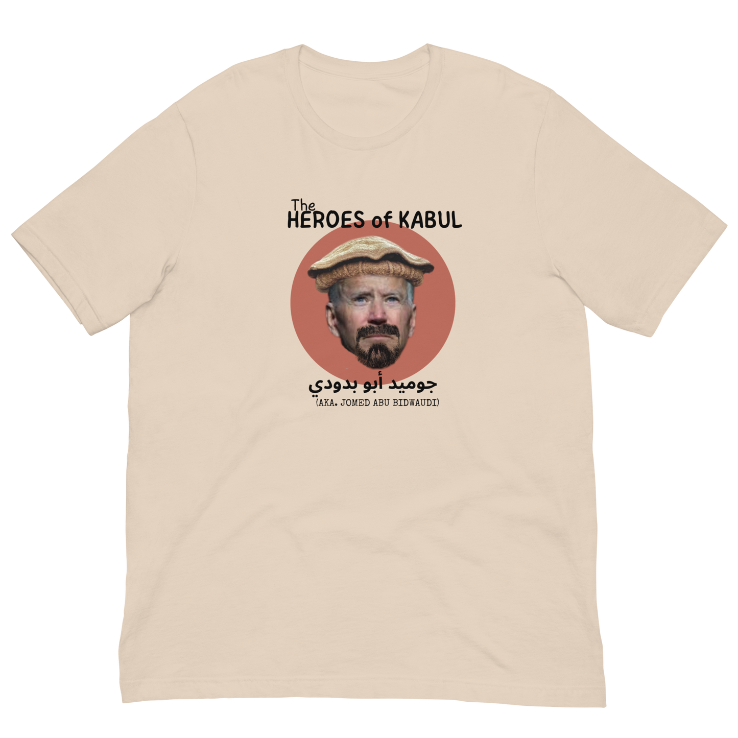 HEROES OF KABUL/JOMED BIDWAUDI-BLACK LETTERING