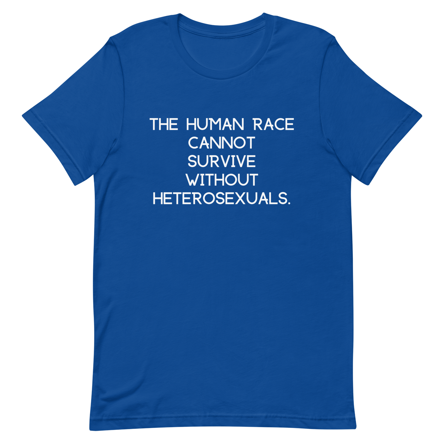HETEROSEXUAL SURVIVAL-WHITE LETTERING