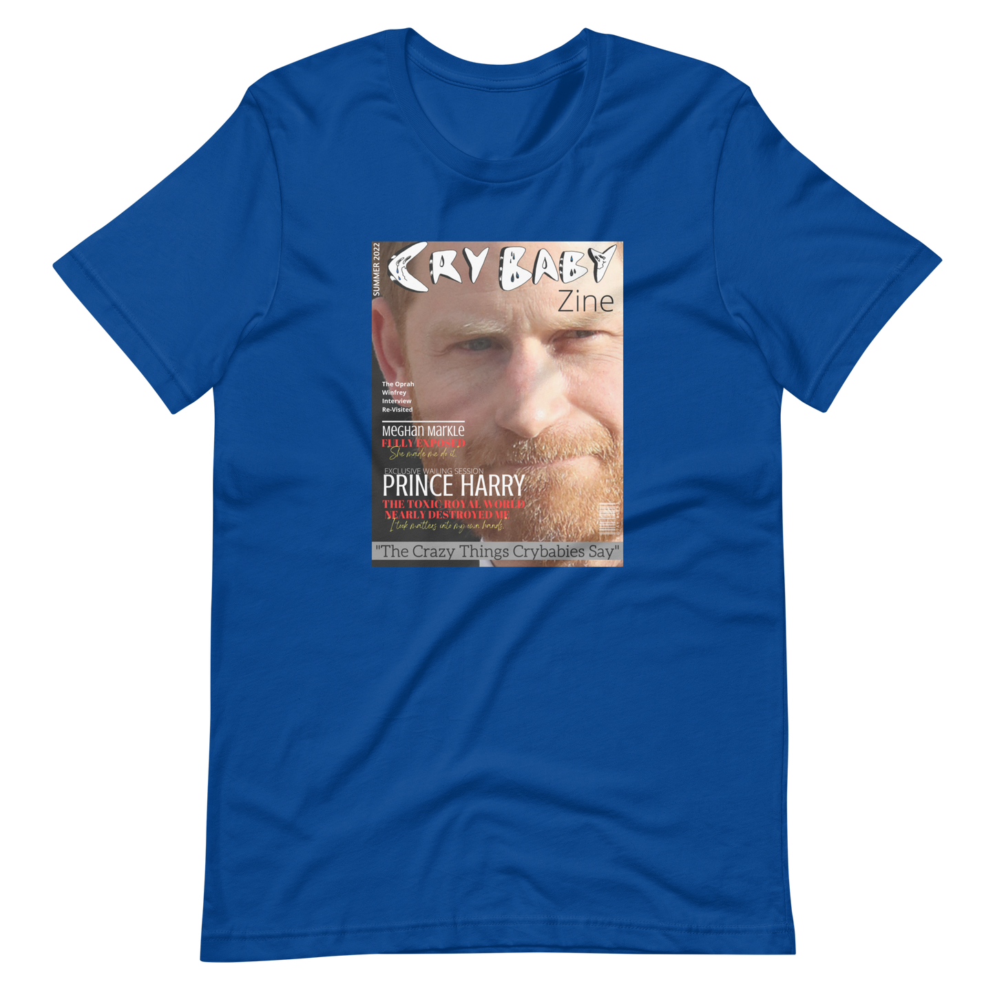 PRINCE HARRY/CRY BABY ZINE-PROVOCATIVE MAGAZINE SERIES