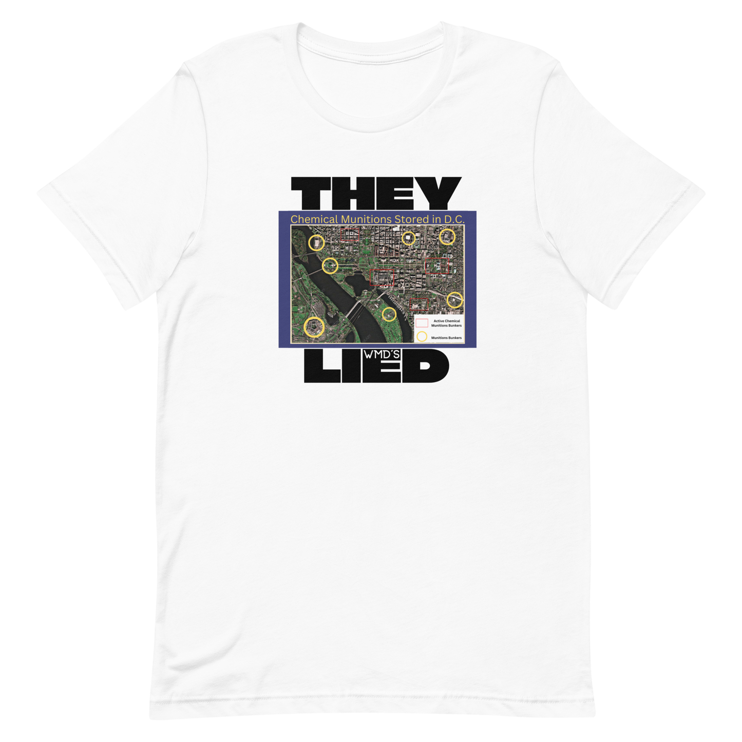THEY LIED/WMDs-BLACK LETTERING