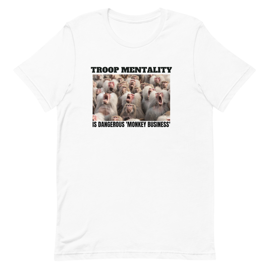 TROOP MENTALITY-BLACK LETTERING