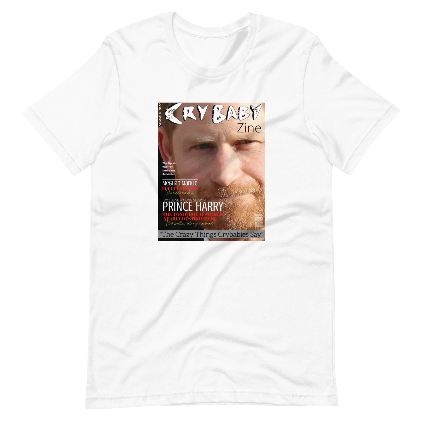 PRINCE HARRY/CRY BABY ZINE-PROVOCATIVE MAGAZINE SERIES