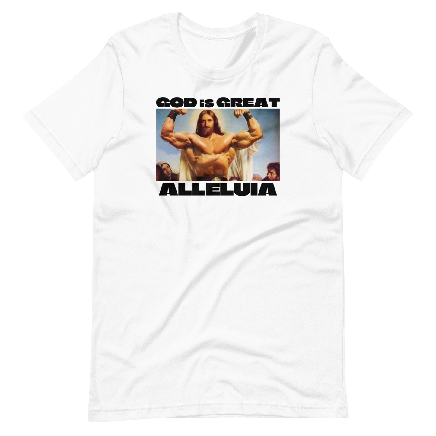 GOD THE BODYBUILDER-BLACK LETTERING