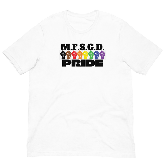 M.F.S.G.D. PRIDE-BLACK LETTERING