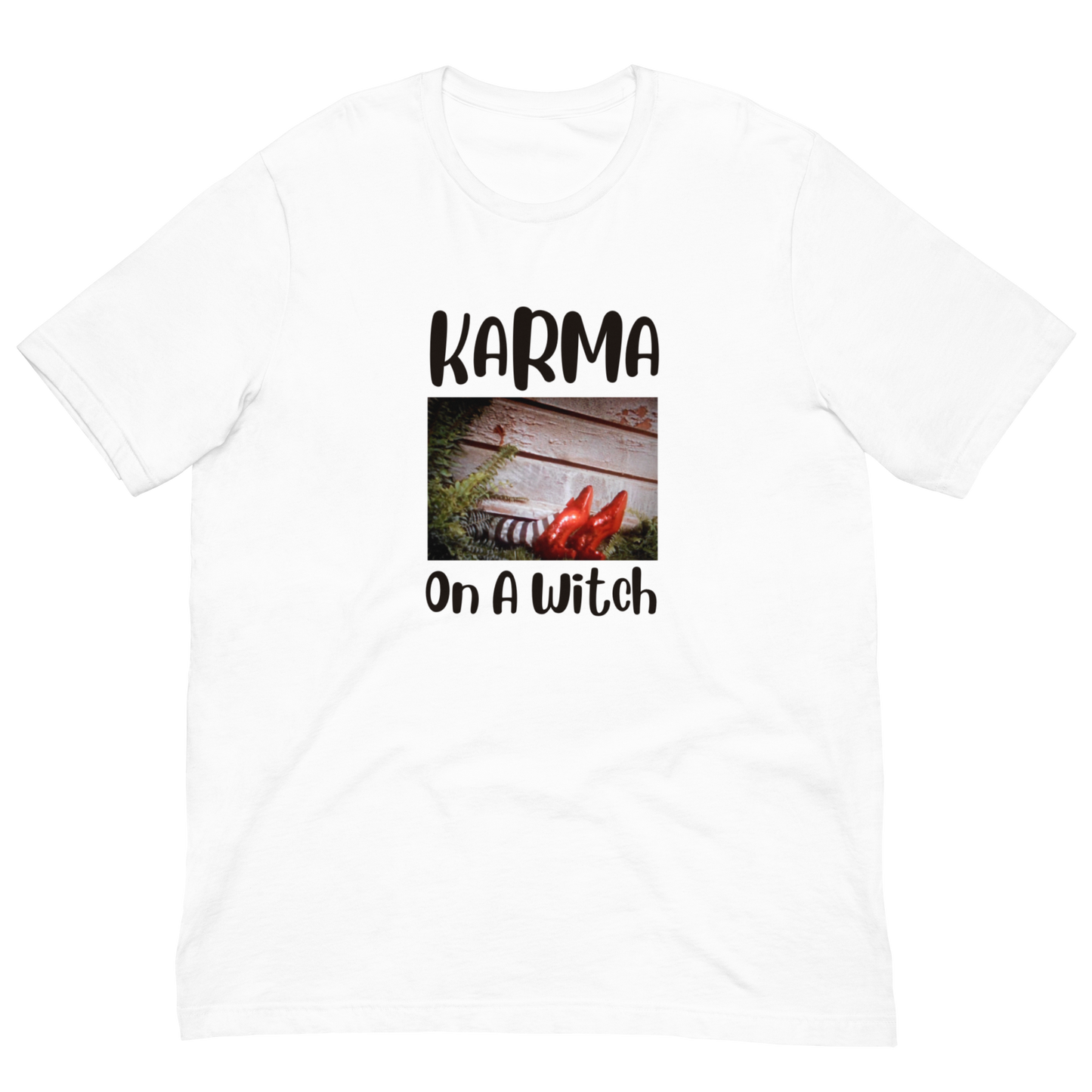 KARMA ON A WITCH-BLACK LETTERING